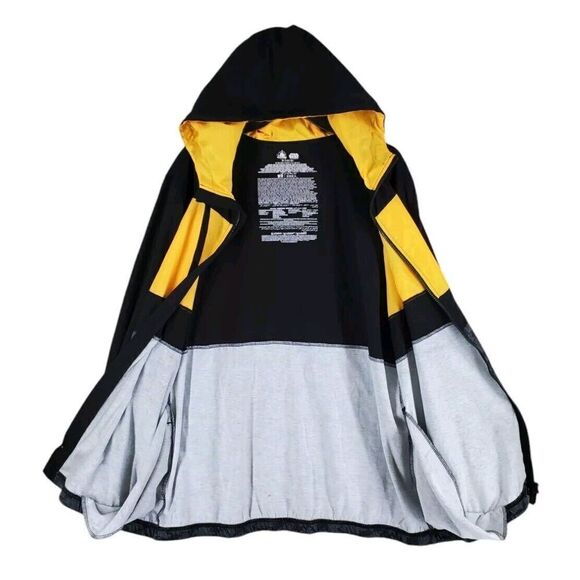 Disney Star Wars Hoodie Jacket Men L Black Yellow Multi Camo Graphic Lightweight - Picture 7 of 13